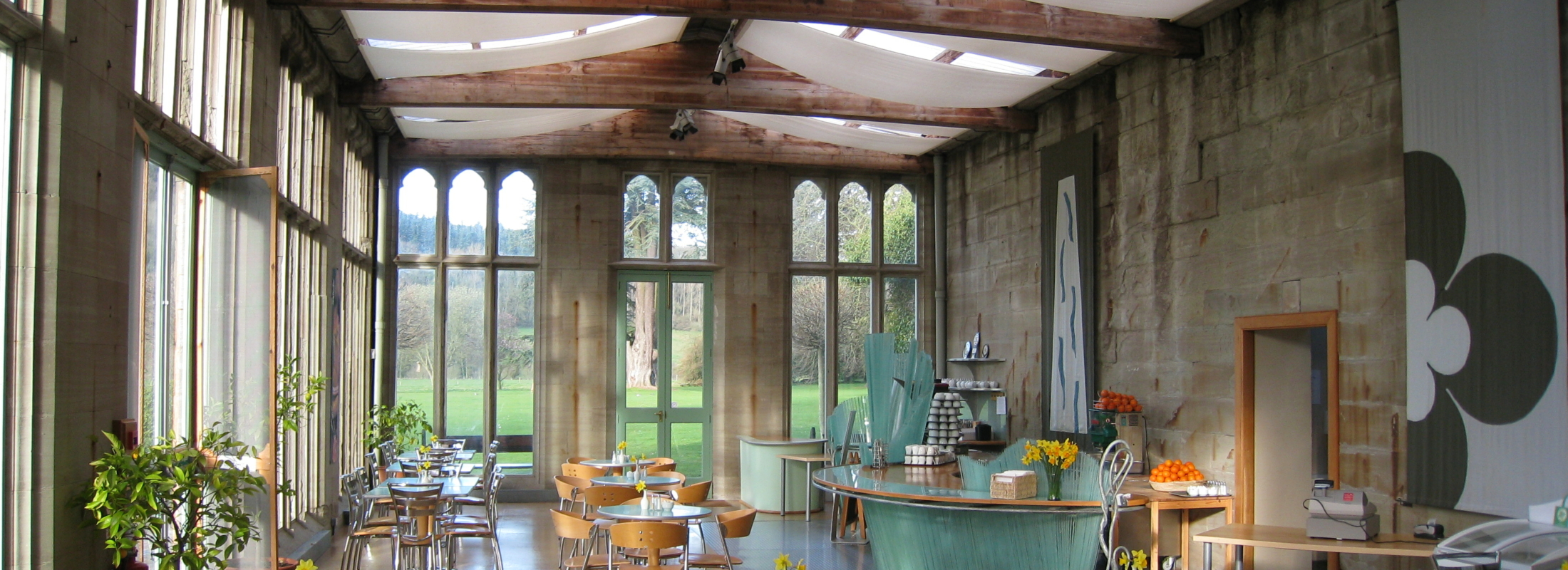 Interior of the Orangery Cafe