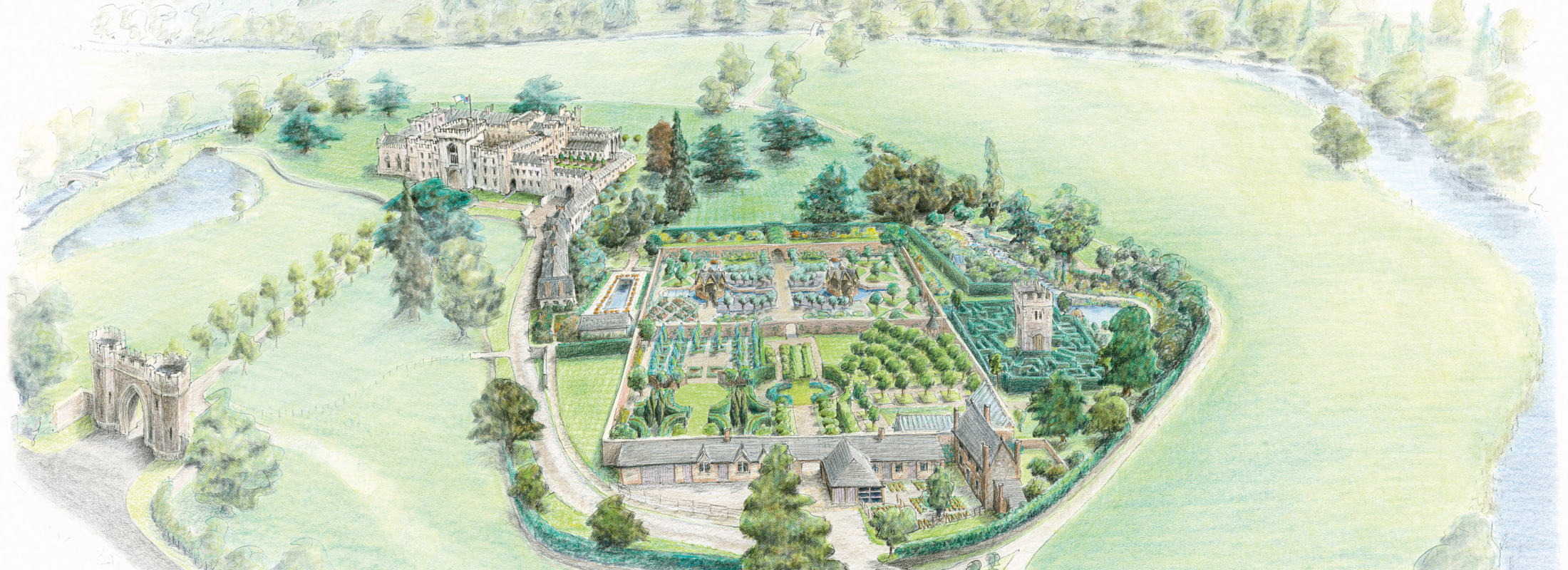 Hampton Gardens Illustration